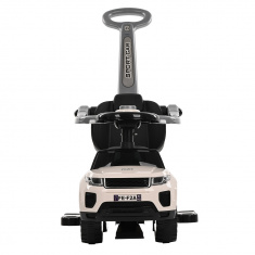 PITUSO Каталка TURBO  с бамп. с ручкой (сигнал)  White/Белый