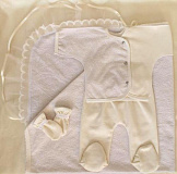 БАЛУ Комплект на выписку 6 пр СОЛНЫШКО зеленый ЛЕТО