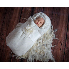 GulSara Комплект на выписку 7 пр Бежевый ВЕСНА-ОСЕНЬ