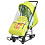 НИКА Санки коляска DISNEY BABY1 Тигруля лимонный