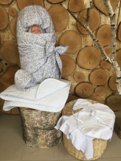 GulSara Комплект на выписку ЖЕМЧУЖИНА 7пр.ВЕСНА-ОСЕНЬ