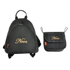 QPlay Велосипед трехколесный NOVA +, Black-Gold/Черный-Золотой