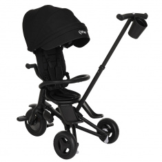 QPlay Велосипед трехколесный NOVA Carbon black/черный