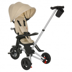 QPlay Велосипед трехколесный NOVA Beige/Бежевый