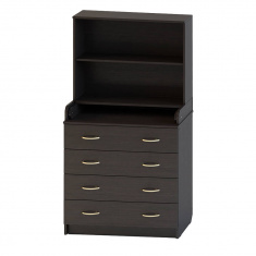 Детский комод Атон 80/4 ЛДСП с полкой