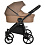 TUTIS Коляска 2 в1 NOVO короб + прогулка Кожа Brown