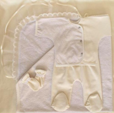 БАЛУ Комплект на выписку 6 пр СОЛНЫШКО зеленый ЛЕТО