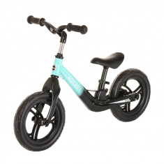 PITUSO Беговел ROCKET, MAGNESIUM,Бирюзово-черный/Black+Turquoise,колеса EVA 12"