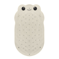ROXY-KIDS Коврик резиновый для ванны антискользящий 76x45см Лягушка белый