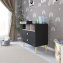 PITUSO Комод серия Kids Luxor ЛДСП Черный-кашемир