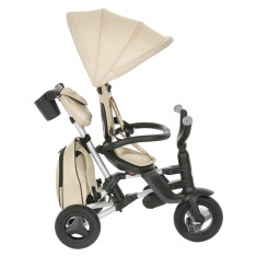 QPlay Велосипед трехколесный NOVA +, Beige/Бежевый