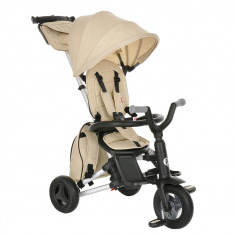 QPlay Велосипед трехколесный NOVA +, Beige/Бежевый