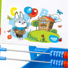 НИКА Мольберт растущий со счетами Веселая Азбука ВИТРИННЫЙ ОБРАЗЕЦ