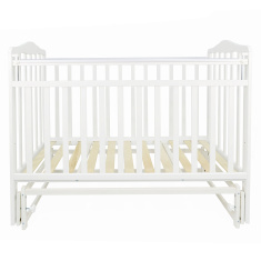 PITUSO Кровать детская Marsel  маятник поперечный/накладка ПВХ Белый