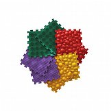 ОРТО ПАЗЛ Коврик массажный Саванна (Морские камушки) от 1 года