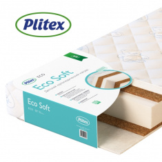 PLITEX Матрас в кроватку ECO SOFT (119х60х12см)