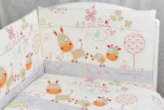 RABBY BABY Бампер ОТРЯД ЗВЕРЯТ Серый