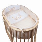 PITUSO Комплект для овальной кроватки на лужайке 6 пр.