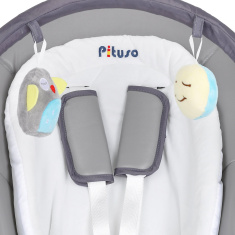 PITUSO Стул для кормления 3 в1 электрокачели/стул/бустер Triola