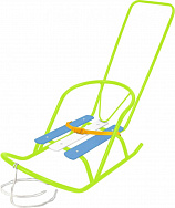 НИКА Санки для кукол с толкателем