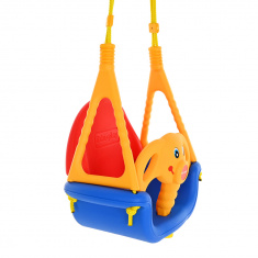 EDU-PLAY Качели подвесные Джамбо Слоненок,3 в1 (65,5х30х60)