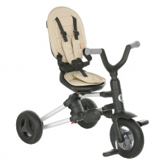 QPlay Велосипед трехколесный NOVA +, Beige/Бежевый