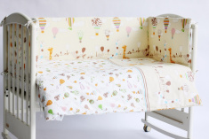 RABBY BABY Бампер ЛИМПОПО Бежевый