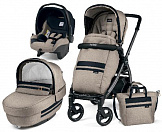 Детская люлька PEG PEREGO SET ELITE LUXE (короб, автокресло, сумка)