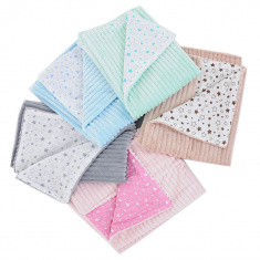 BAMBOLA Плед  детский 90*90 двухсторонний Розовый