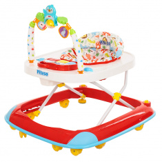 PITUSO Ходунки ПИНГВИН (8 силик.колес) Красный