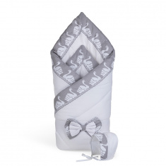 PITUSO Конверт-одеяло ЛЕБЕДЬ серый