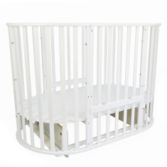 PITUSO Кровать детская универсальная 9/1 Monica маятник поперечный Белый