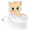 PILSAN Детский горшок Котя 41*27*45 см 