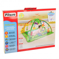 PITUSO Развивающий коврик ДЖУНГЛИ, 77*83*50 см 
