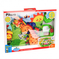 PITUSO Развивающий коврик ДЖУНГЛИ, 77*83*50 см 