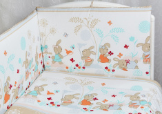 RABBY BABY Бампер НА ЛУЖАЙКЕ Бежевый