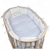 PITUSO Комплект для овальной кроватки Звездочка 6 пр.