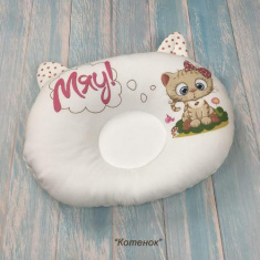 LITTLE STAR Ортопедическая подушечка Кошечка  (хлопок, комфорель)