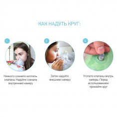 FLIPPER Круг на шею для купания малышей АНГЕЛ 3D-дизайн